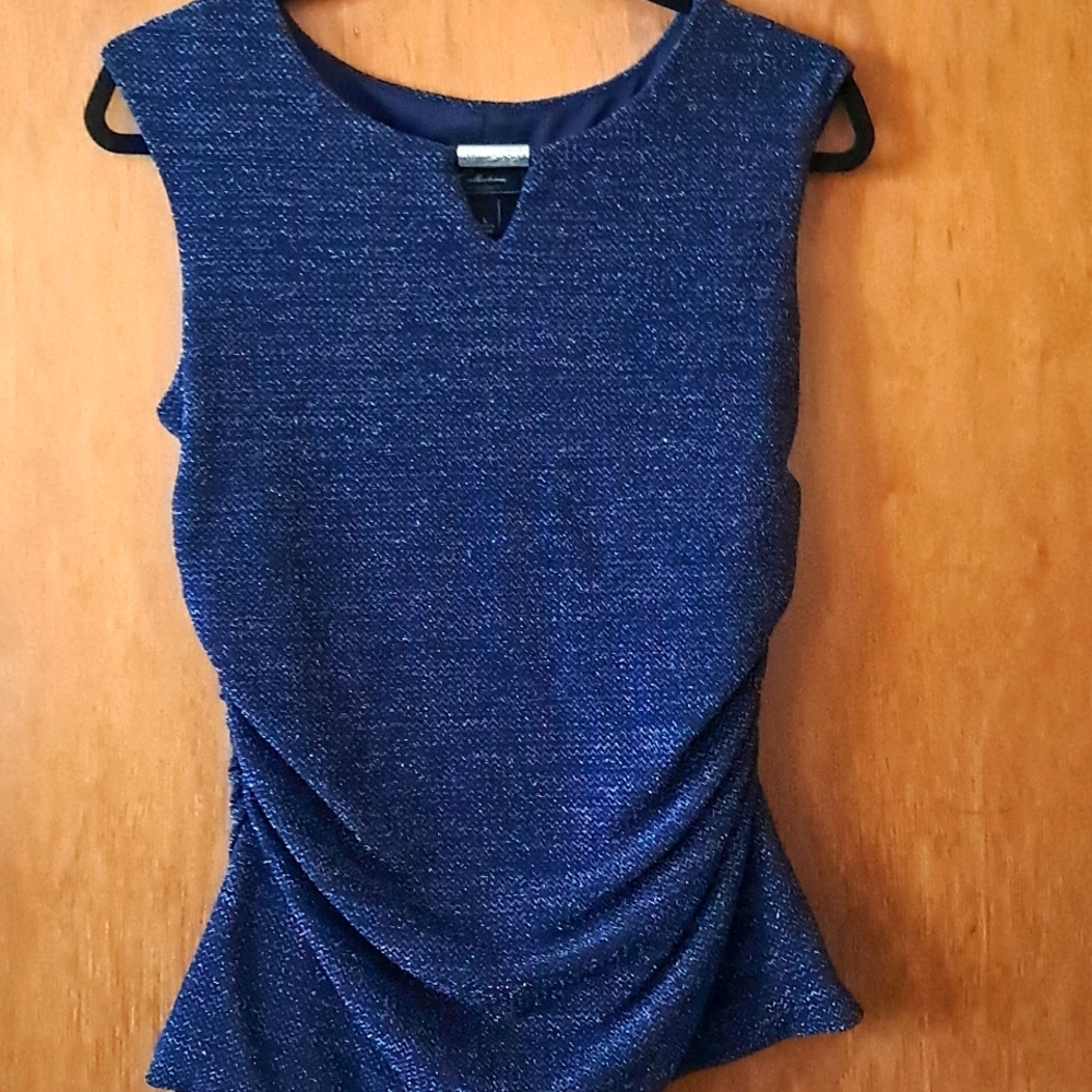 Dress Barn Collection Sleevelass top Large